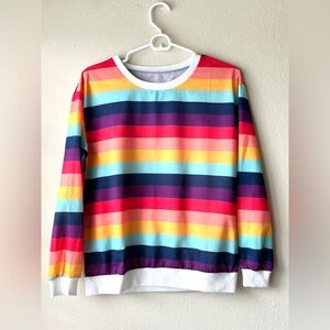 Rainbow Stripes sweatshirt